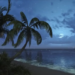 Tropical Beach MidNight Ocean Waves at Night for Deep Sleep